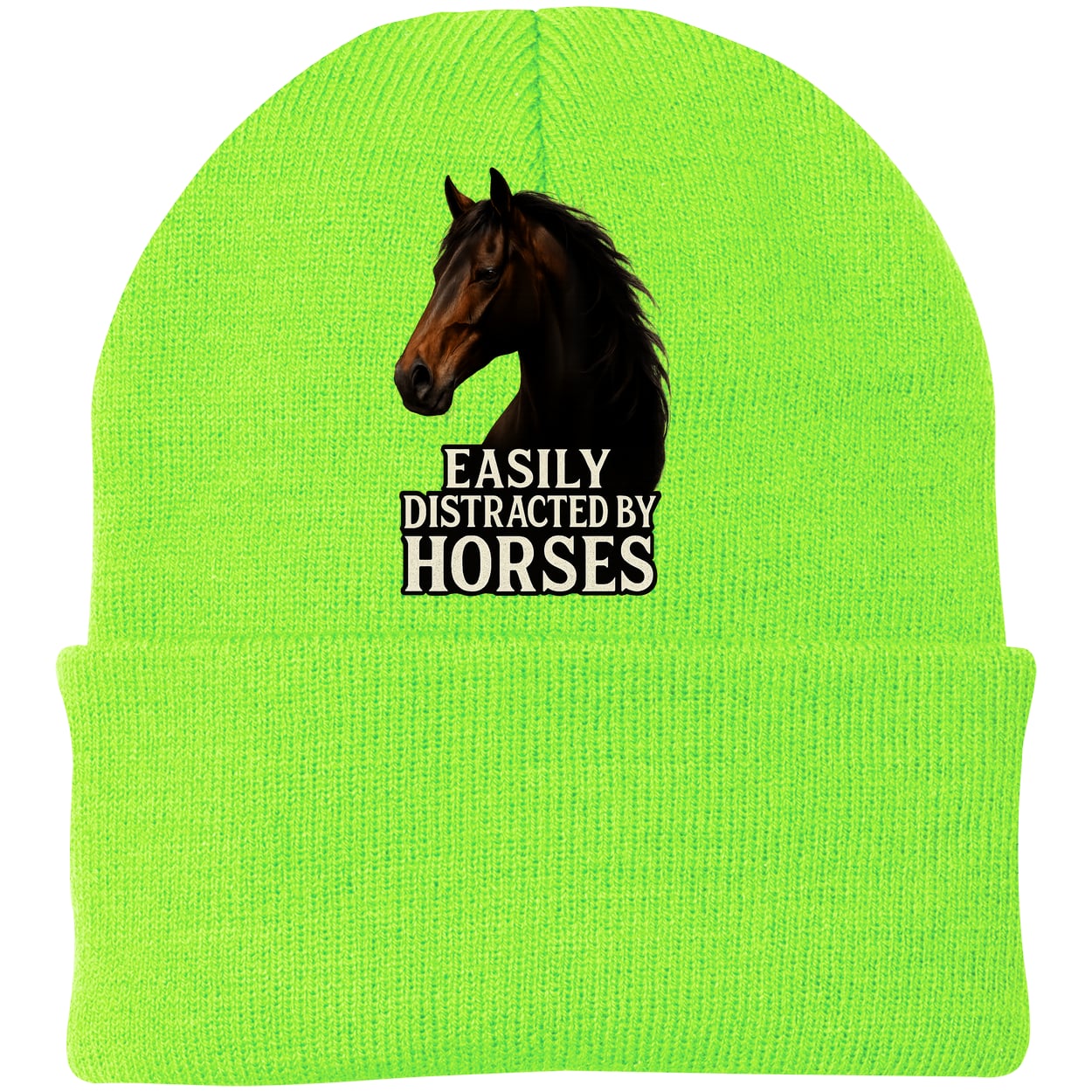 CP90 Port & Company Knit Beanie - Neon Green