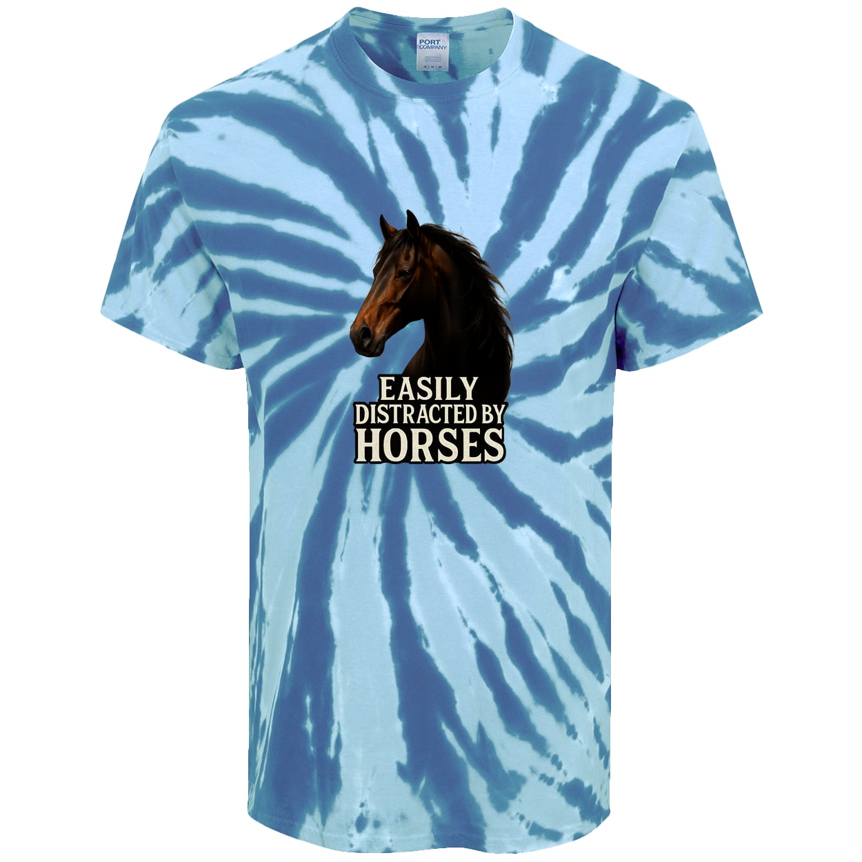 PC147 Port & Company Tie-Dye Tee - Royal