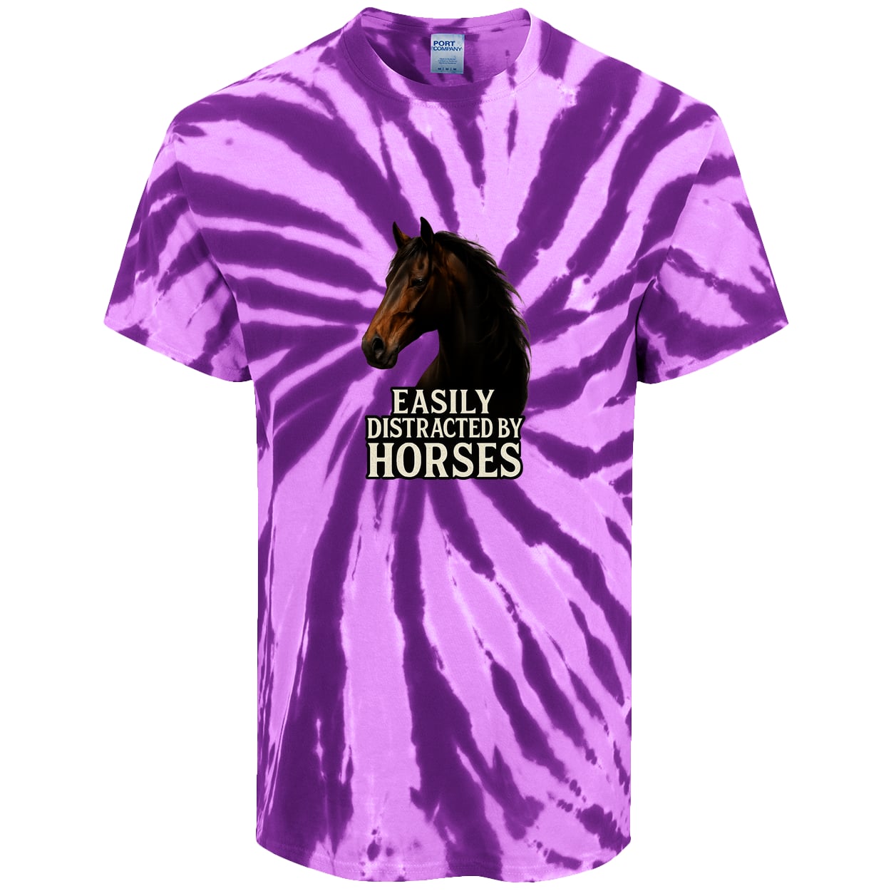 PC147 Port & Company Tie-Dye Tee - Purple