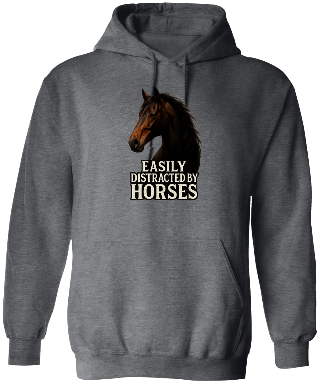 G185 Gildan Pullover Hoodie - Dark Heather