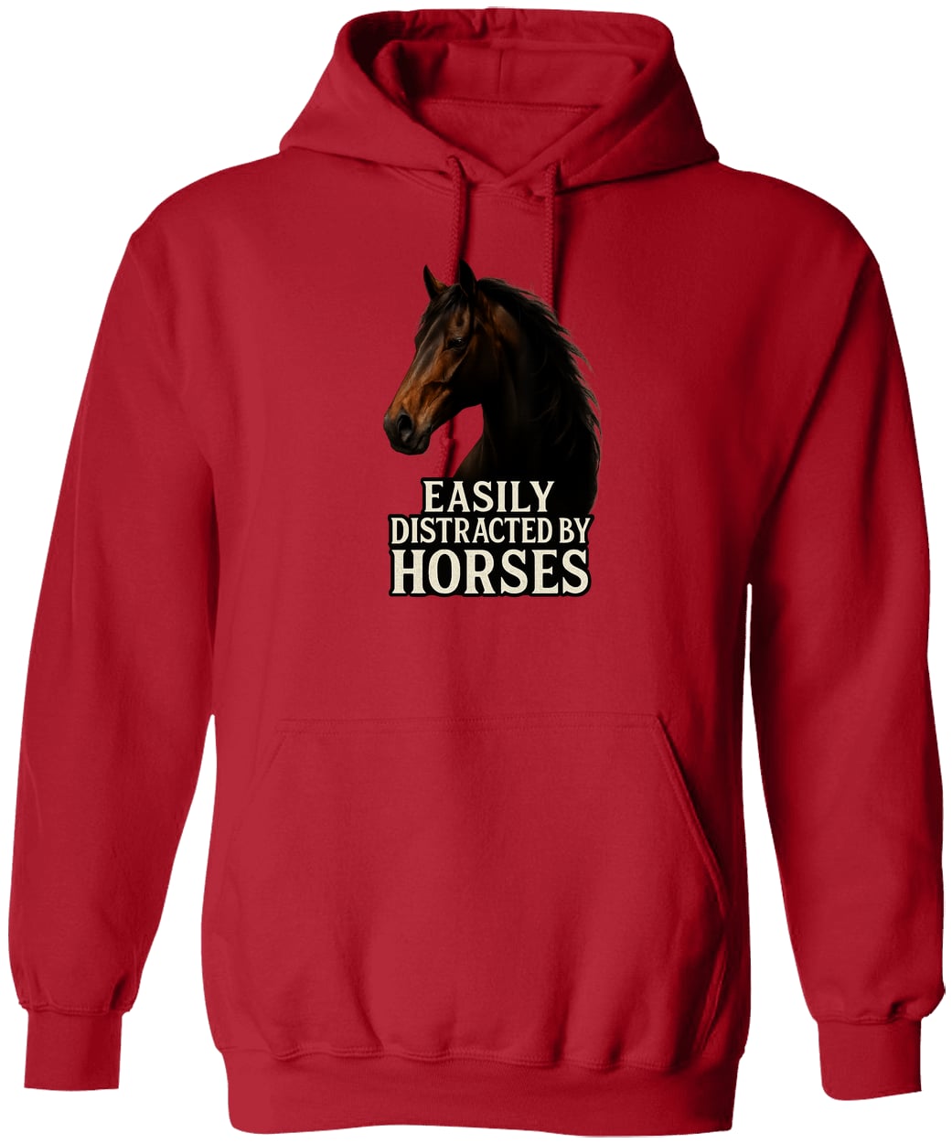 G185 Gildan Pullover Hoodie - Red