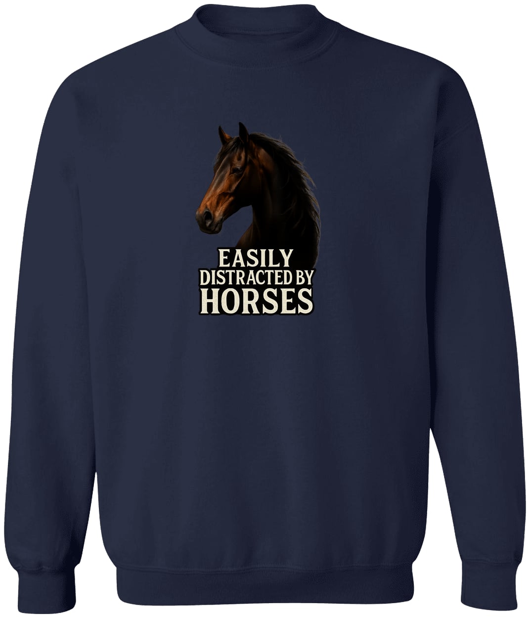G180 Gildan Crewneck Pullover Sweatshirt - Navy
