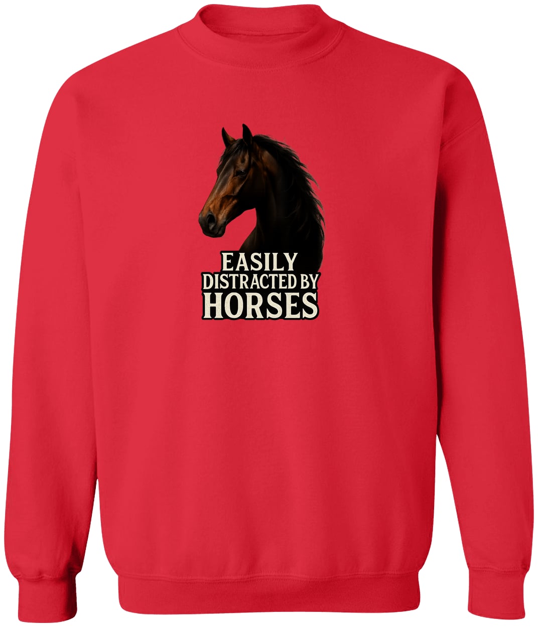 G180 Gildan Crewneck Pullover Sweatshirt - Red
