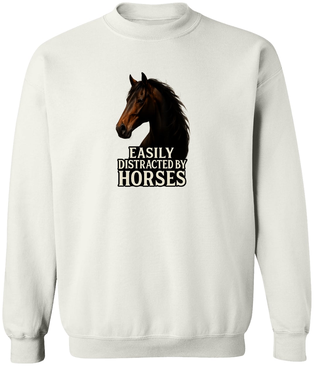 G180 Gildan Crewneck Pullover Sweatshirt - White