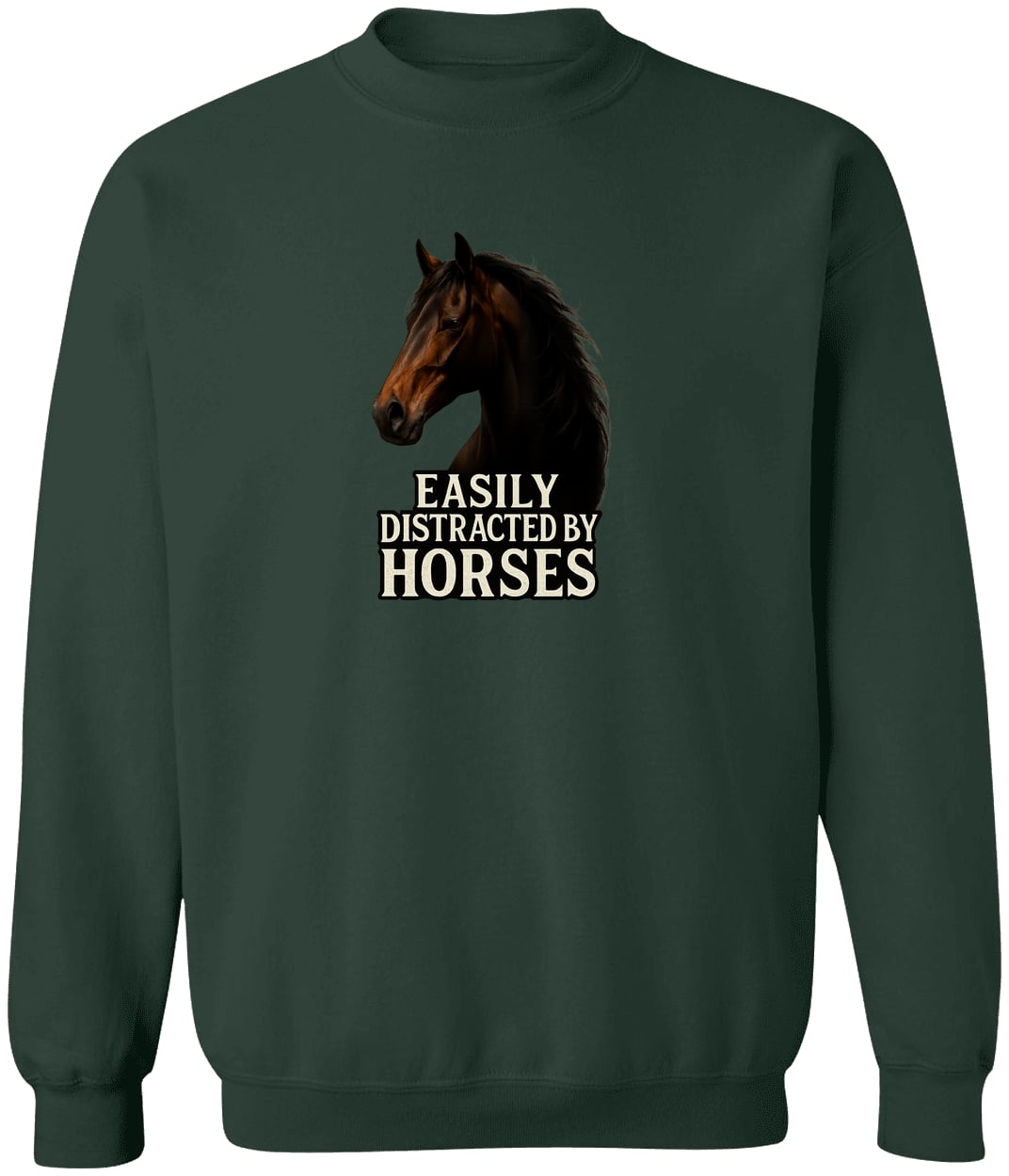 G180 Gildan Crewneck Pullover Sweatshirt - Forest Green