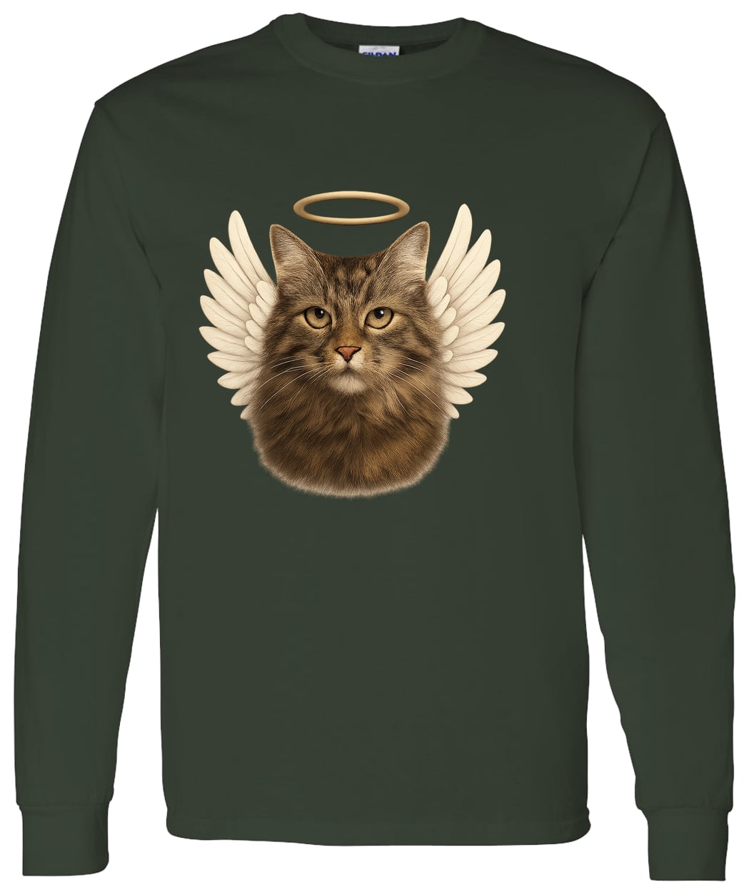 G540 LS T-Shirt 5.3 oz. - Forest Green