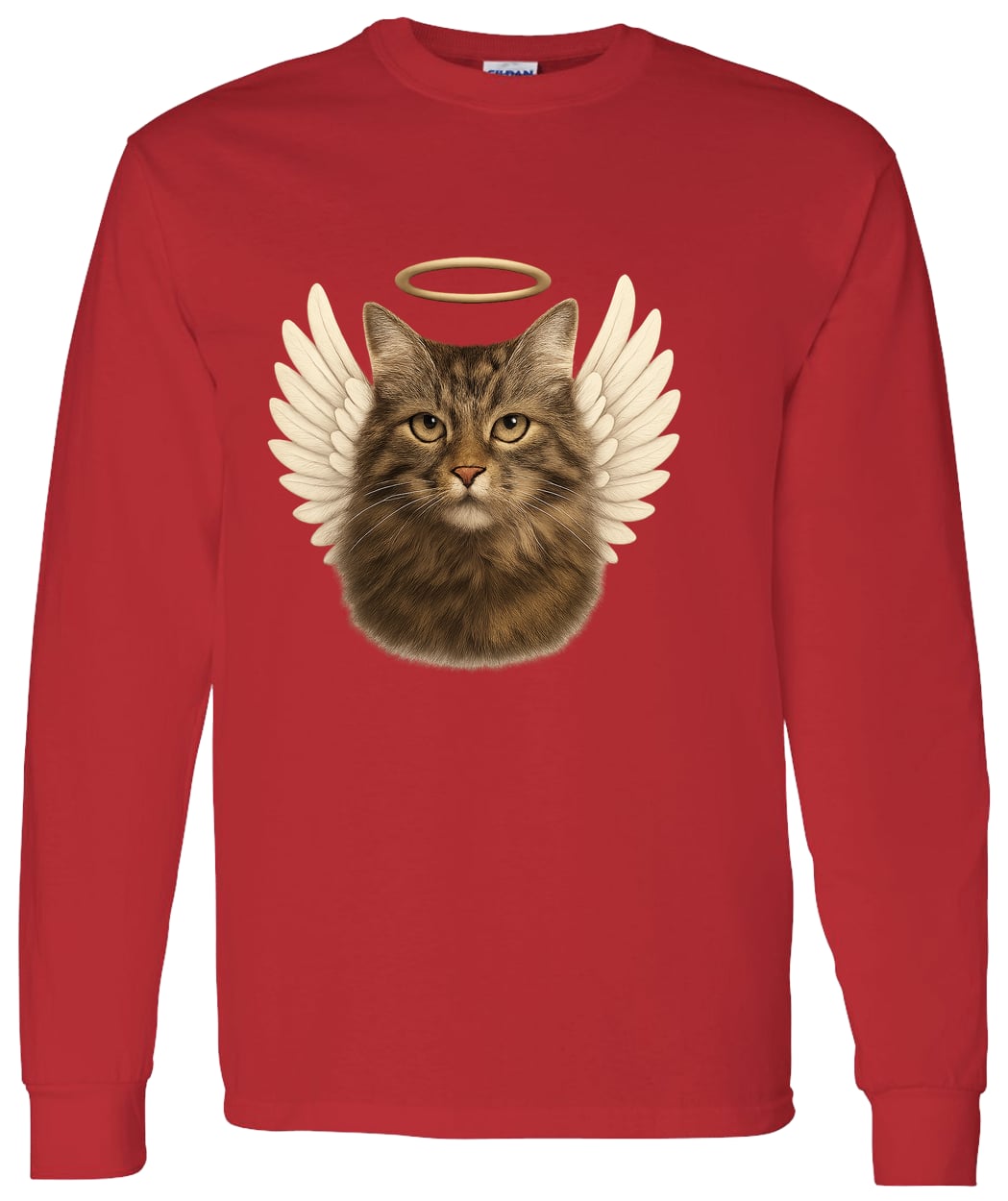 G540 LS T-Shirt 5.3 oz. - Red