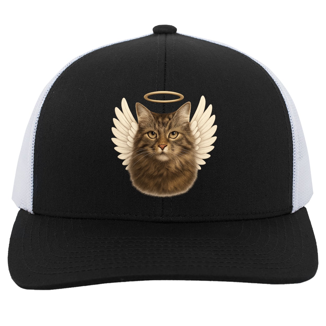 104C Trucker Snap Back - Black/White