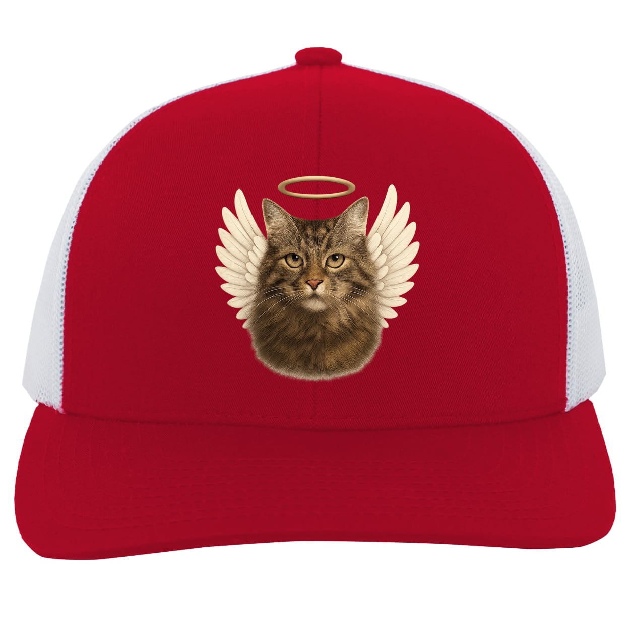 104C Trucker Snap Back - Red/White