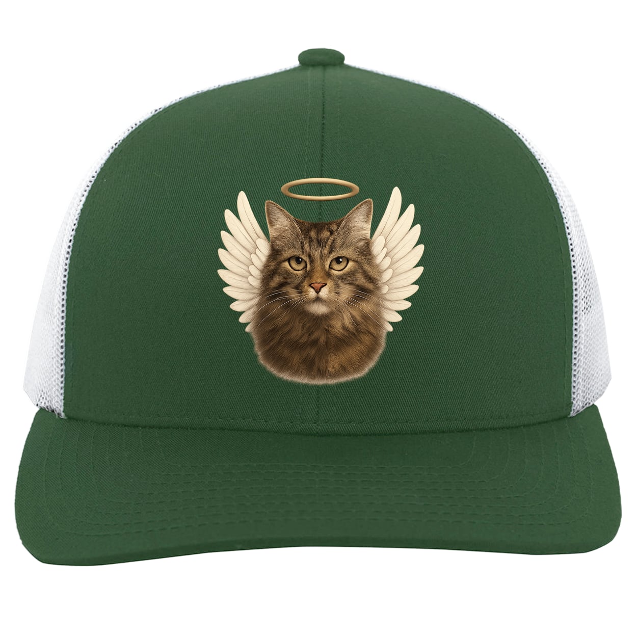 104C Trucker Snap Back - Dark Green/White