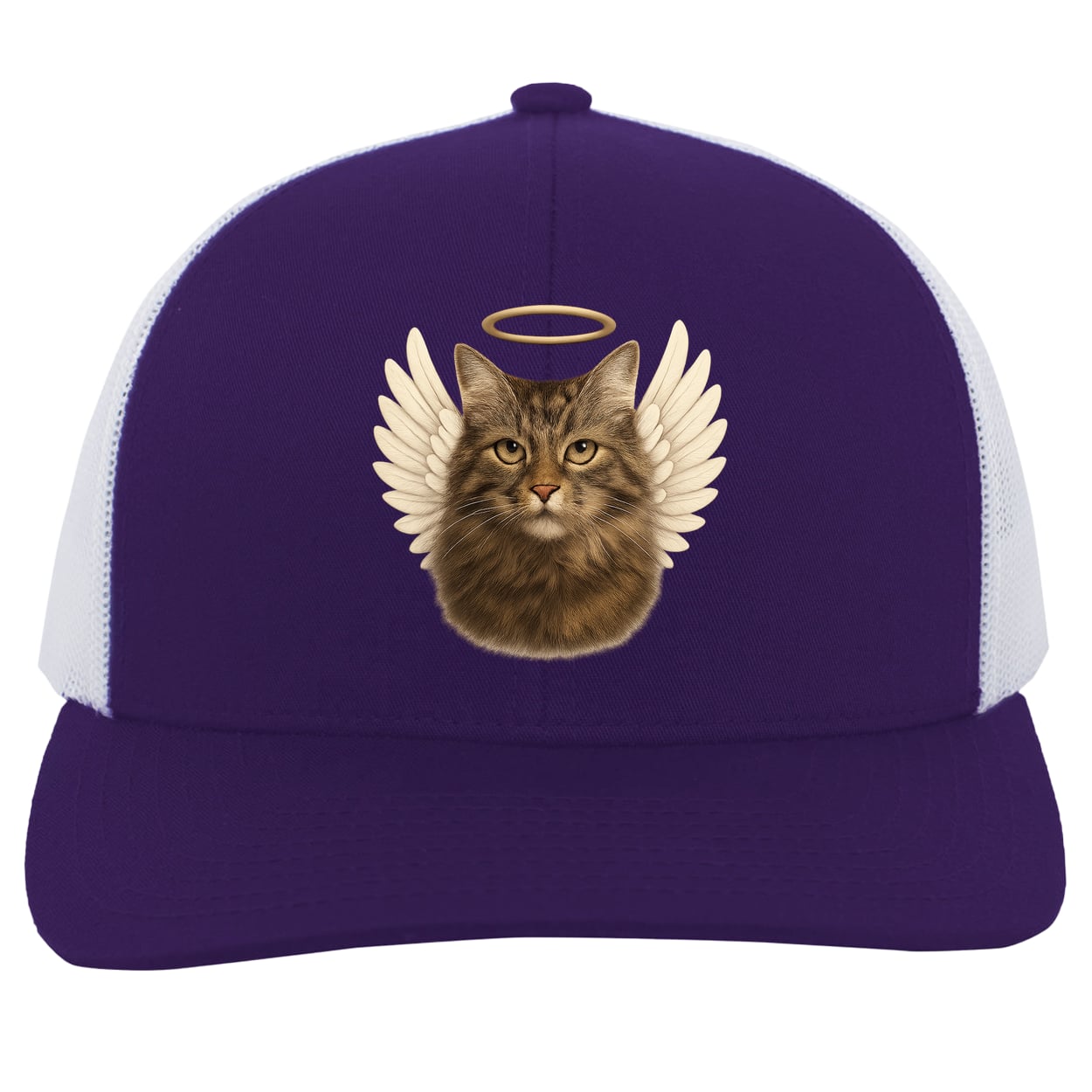104C Trucker Snap Back - Purple/White