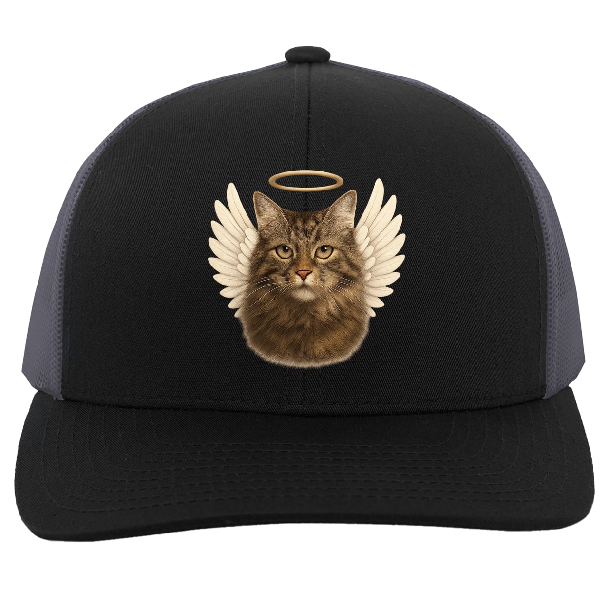 104C Trucker Snap Back - Black/Graphite