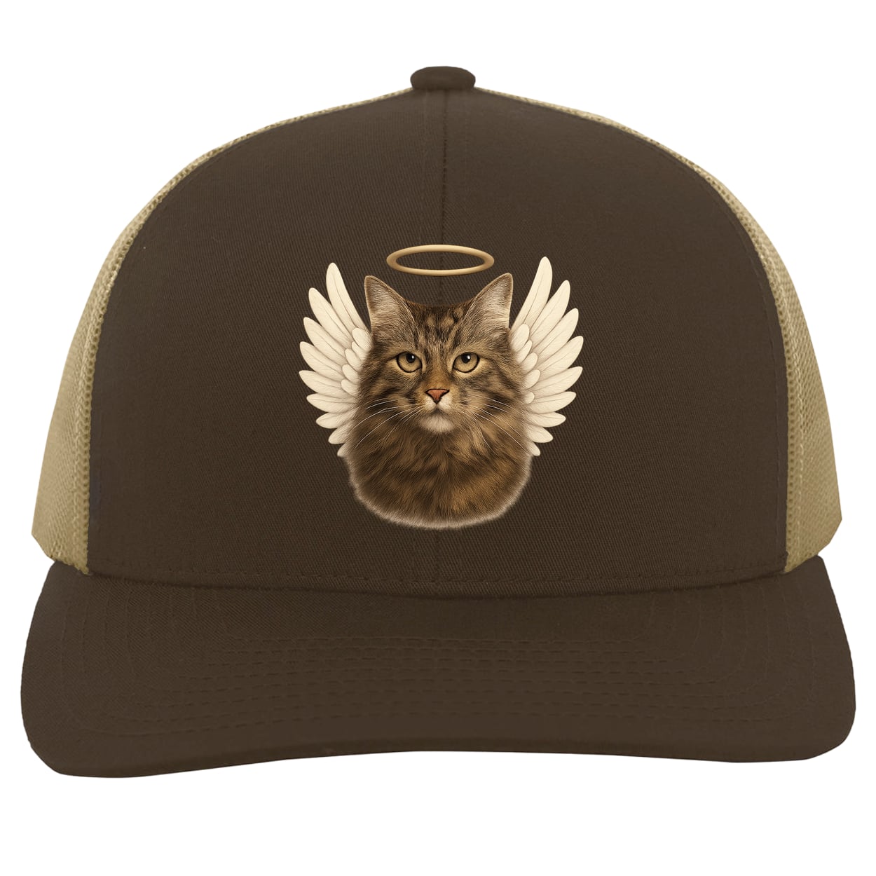 104C Trucker Snap Back - Brown/Khaki