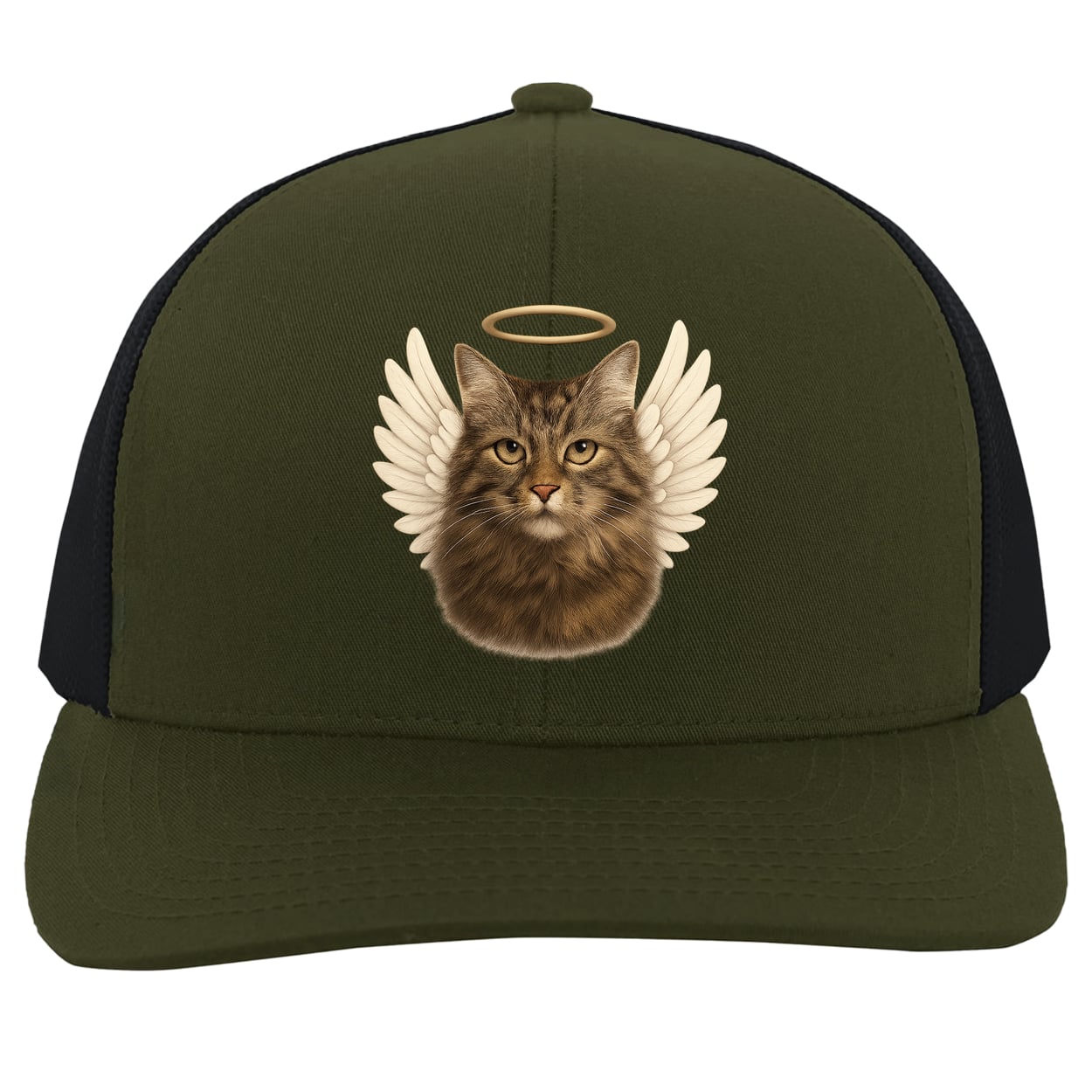 104C Trucker Snap Back - Moss/Charcoal