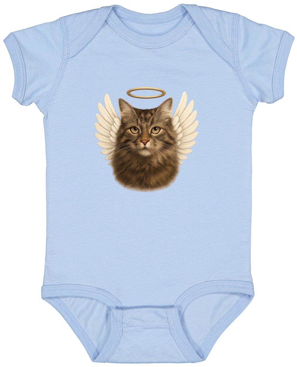 4424 Infant Fine Jersey Bodysuit - Light Blue