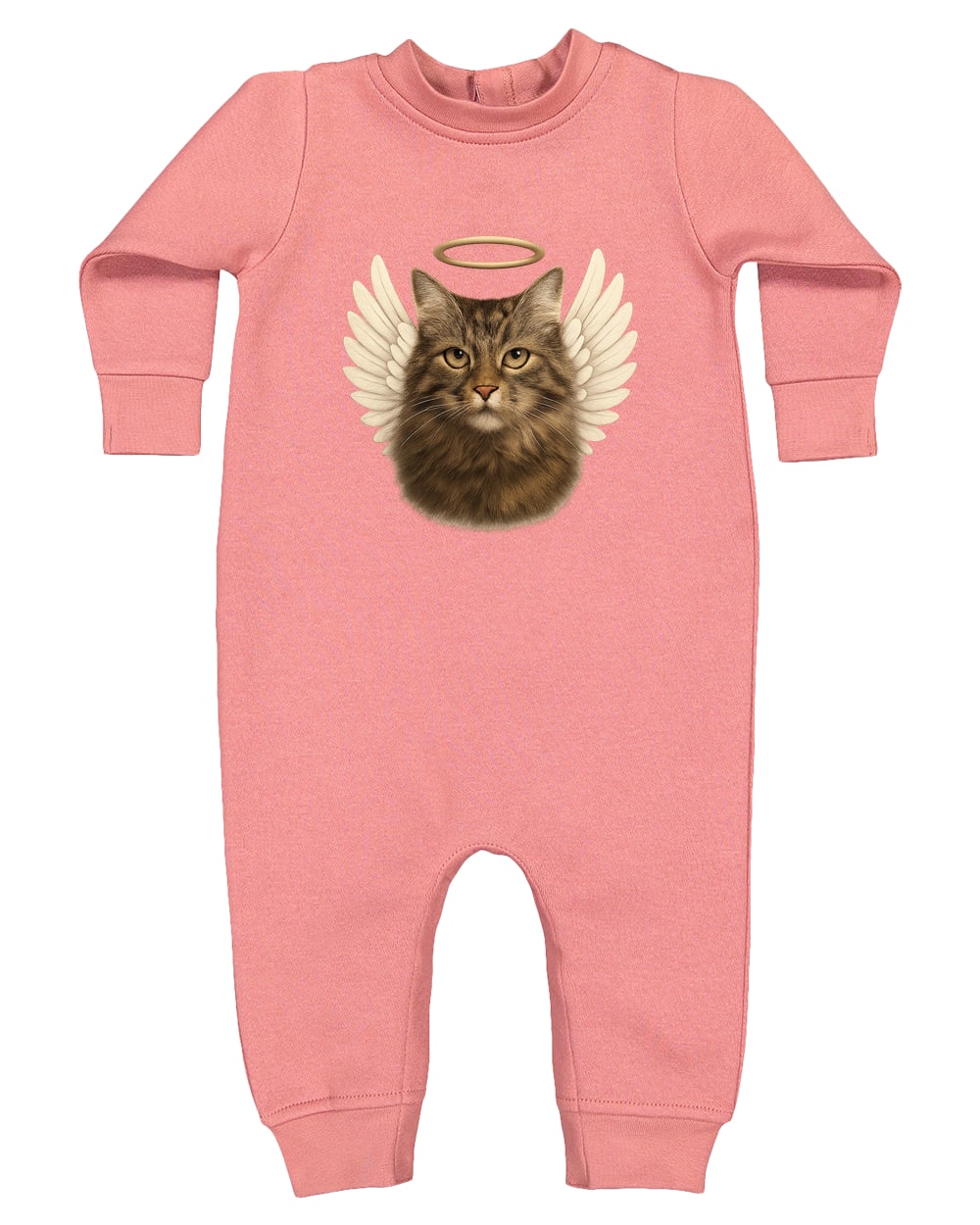 4447 Rabbit Skins Infant Fleece One-Piece Bodysuit - Mauvelous