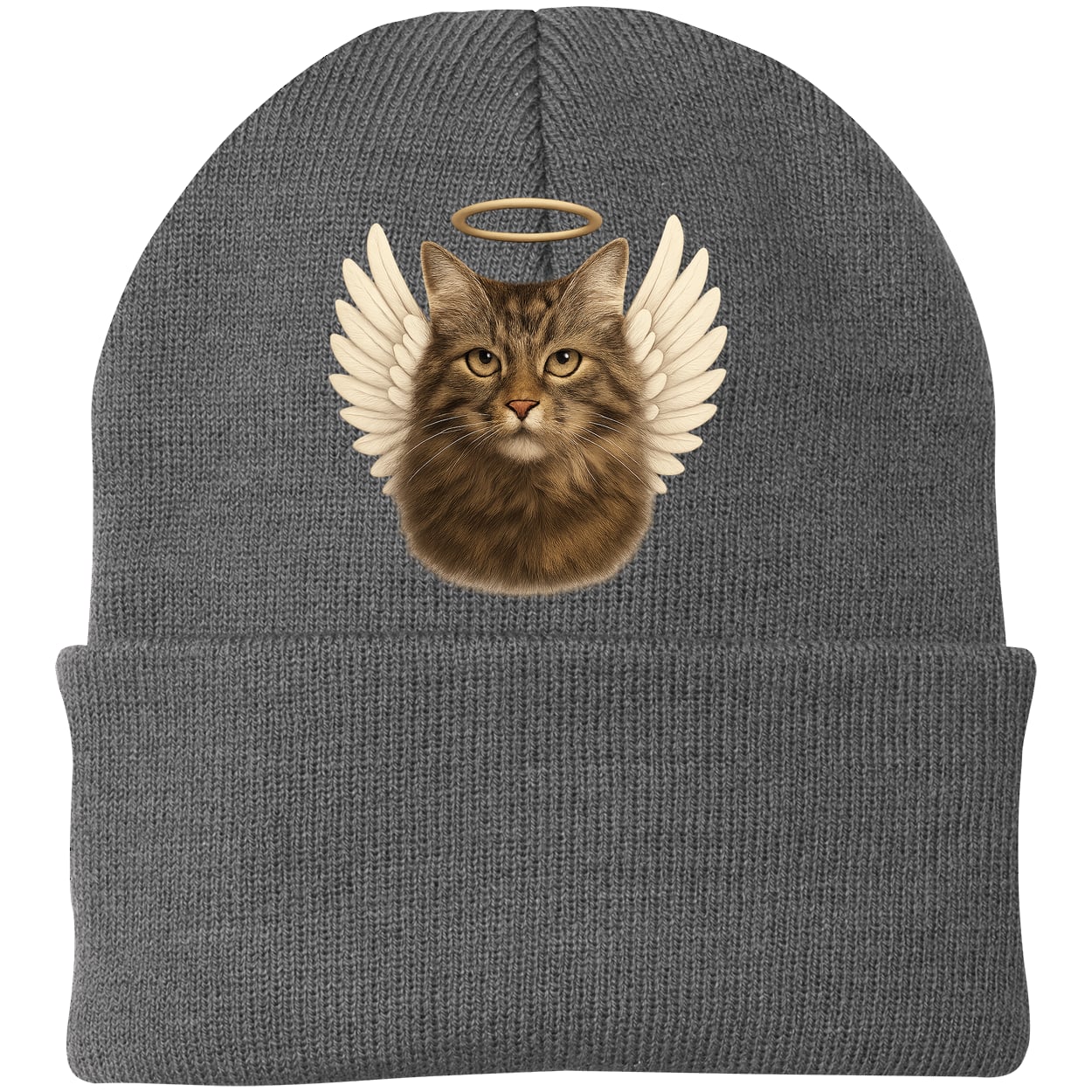 CP90 Port & Company Knit Beanie - Athletic Oxford