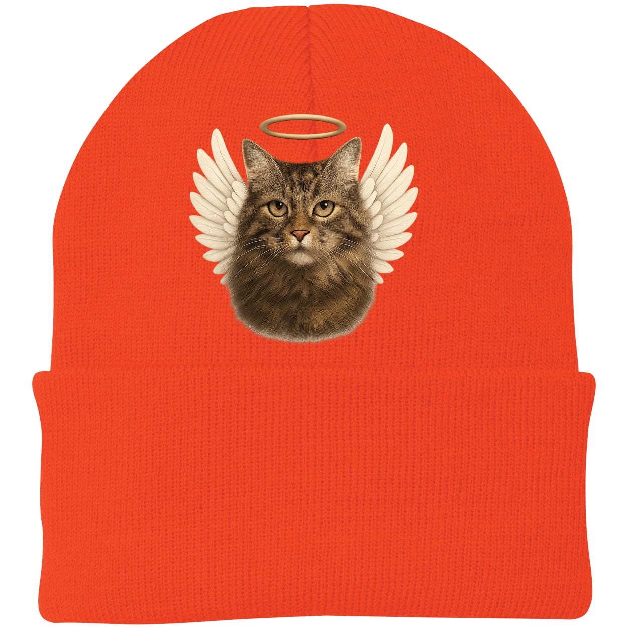 CP90 Port & Company Knit Beanie - Athletic Orange
