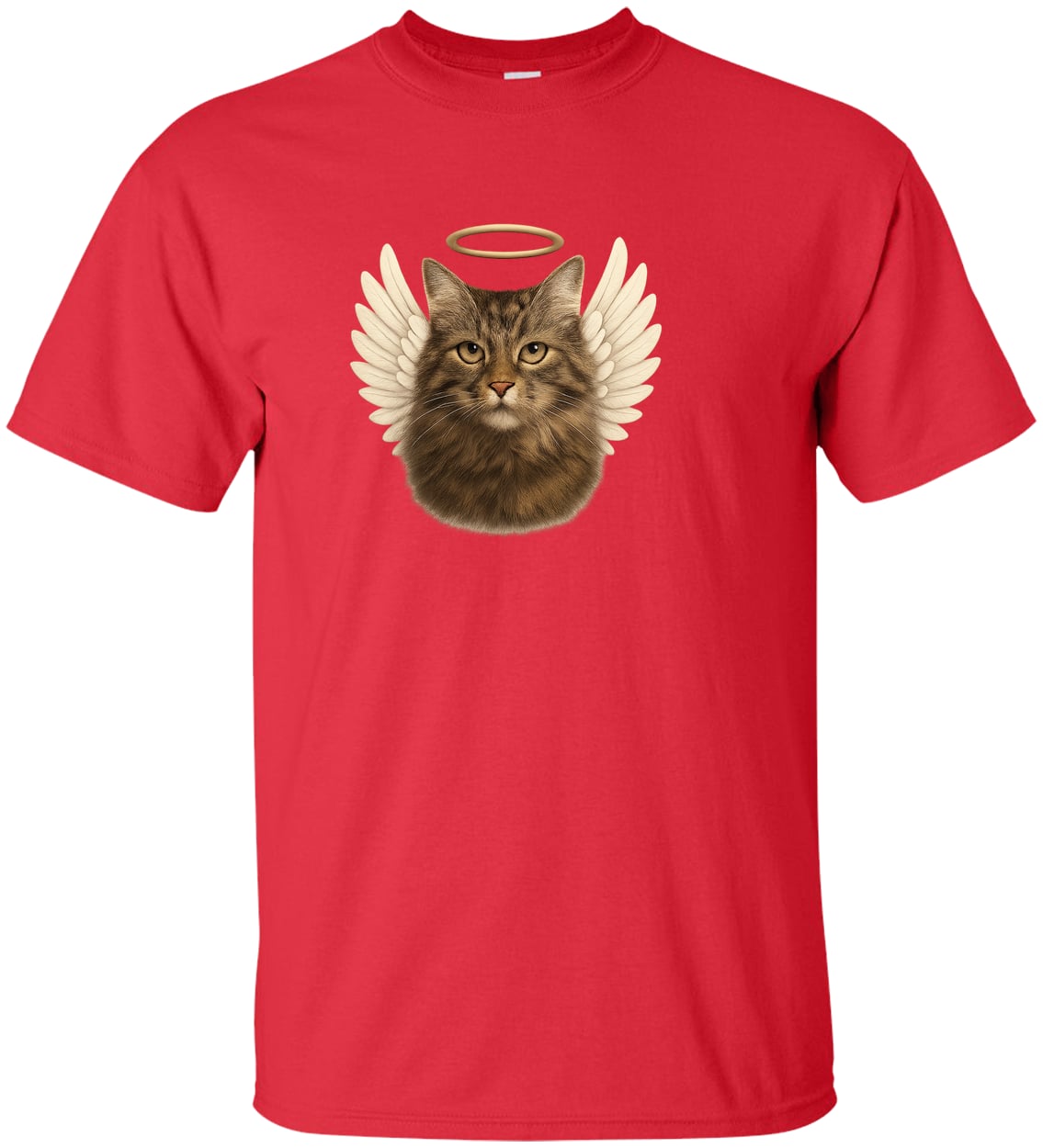 G200T Gildan Mens Tall Ultra Cotton Tee - Red