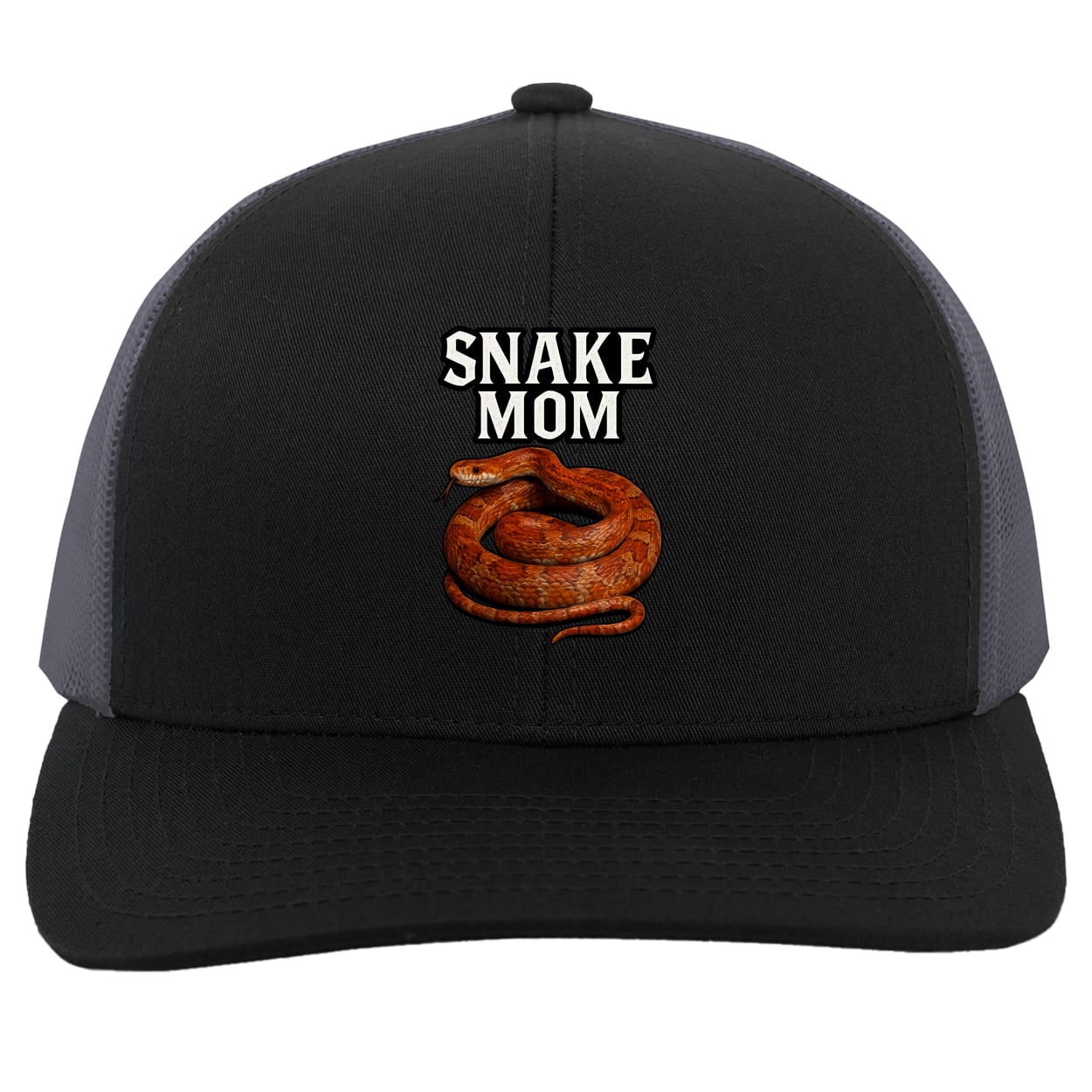 104C Trucker Snap Back - Black/Graphite
