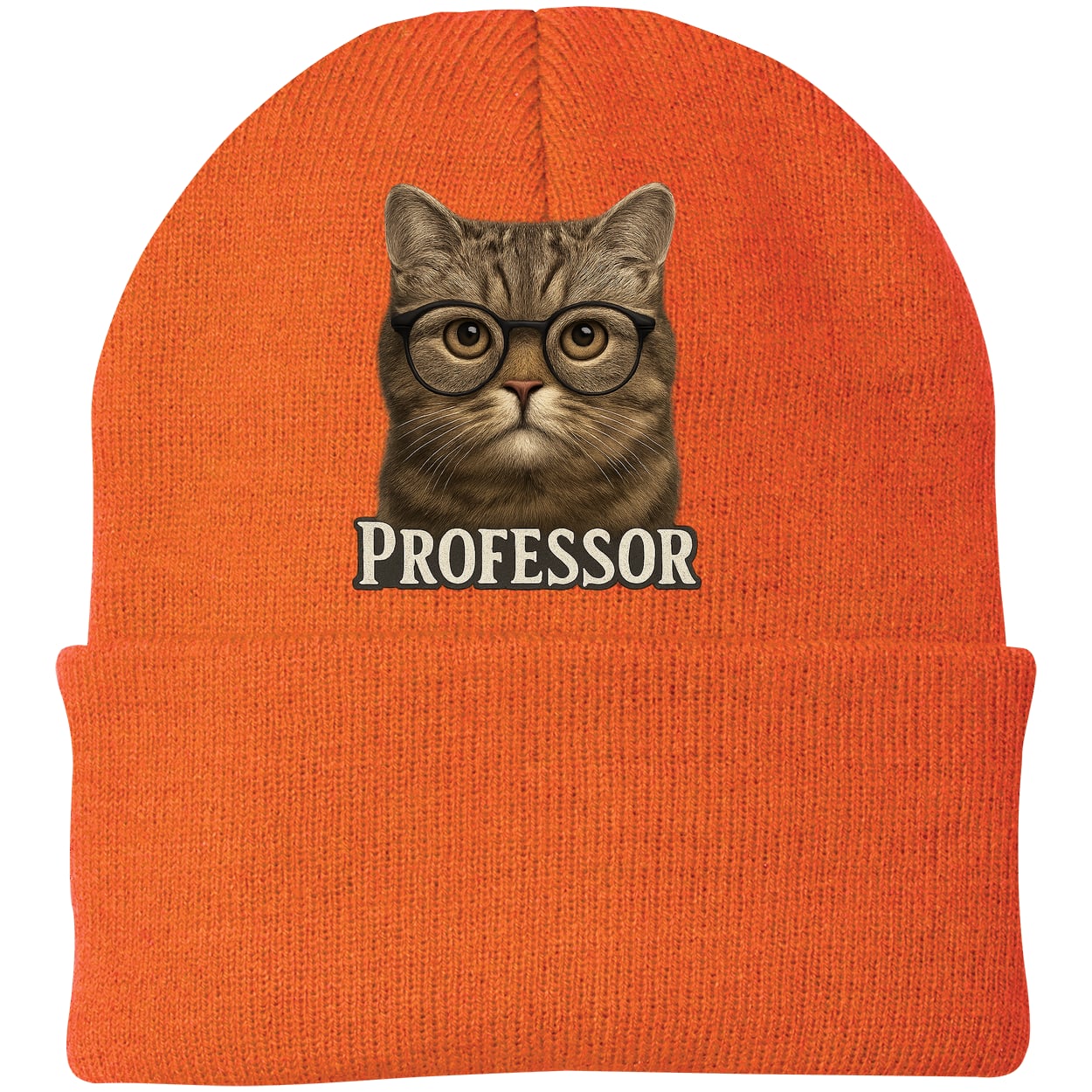 CP90 Port & Company Knit Beanie - Neon Orange