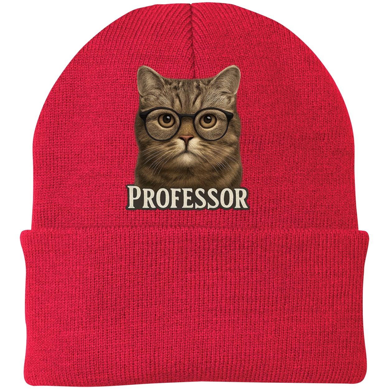 CP90 Port & Company Knit Beanie - Athletic Red