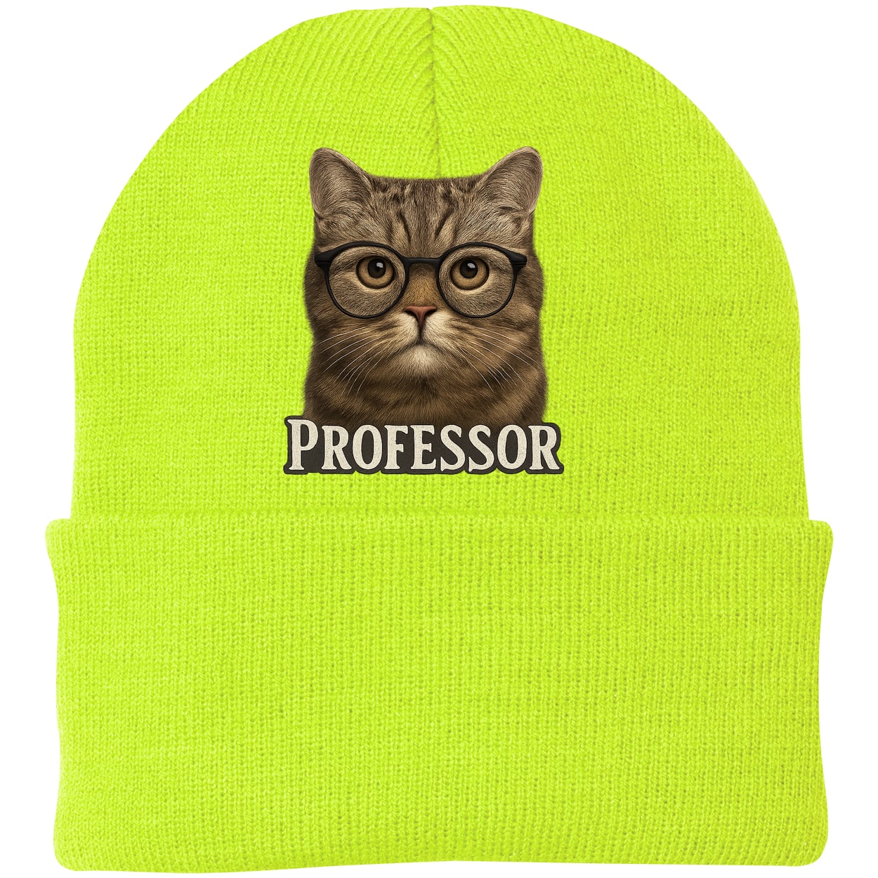 CP90 Port & Company Knit Beanie - Neon Yellow