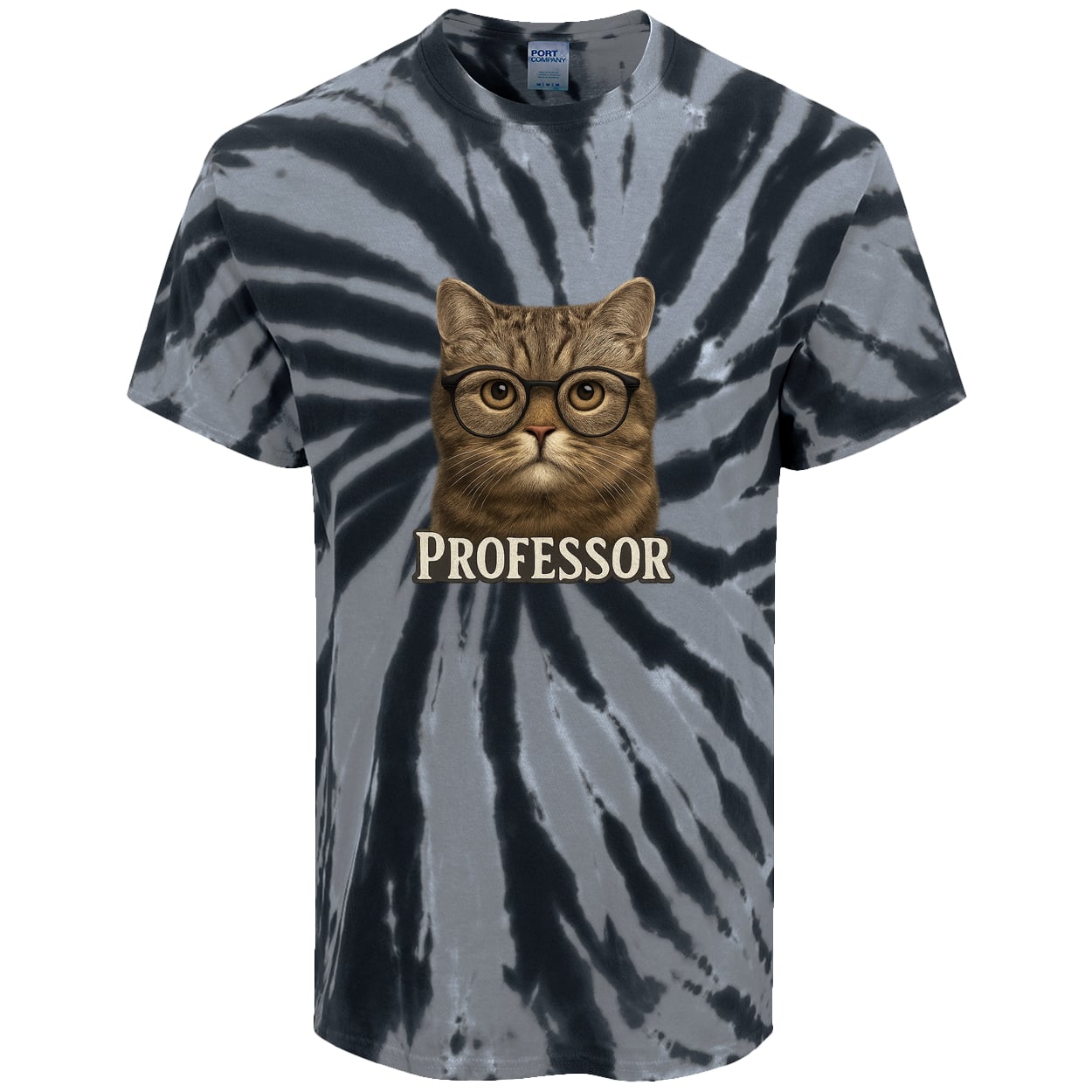 PC147 Port & Company Tie-Dye Tee - Black