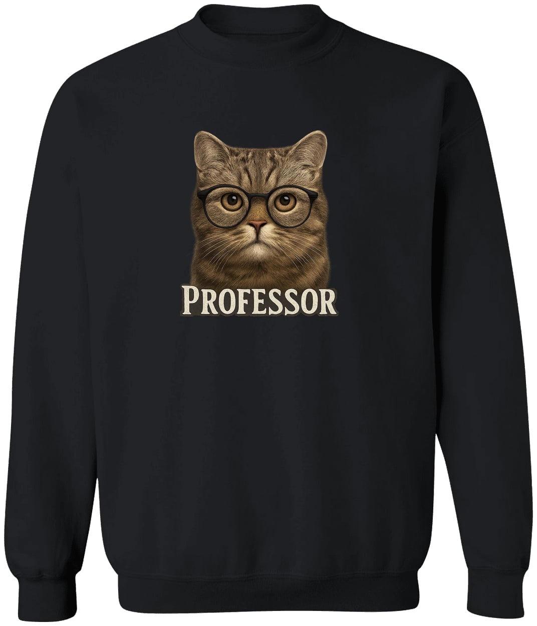 G180 Gildan Crewneck Pullover Sweatshirt - Black
