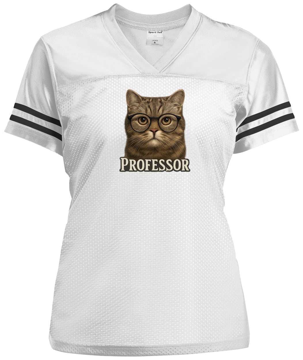 LST307 Sport-Tek Ladies' Replica Jersey - White/Black