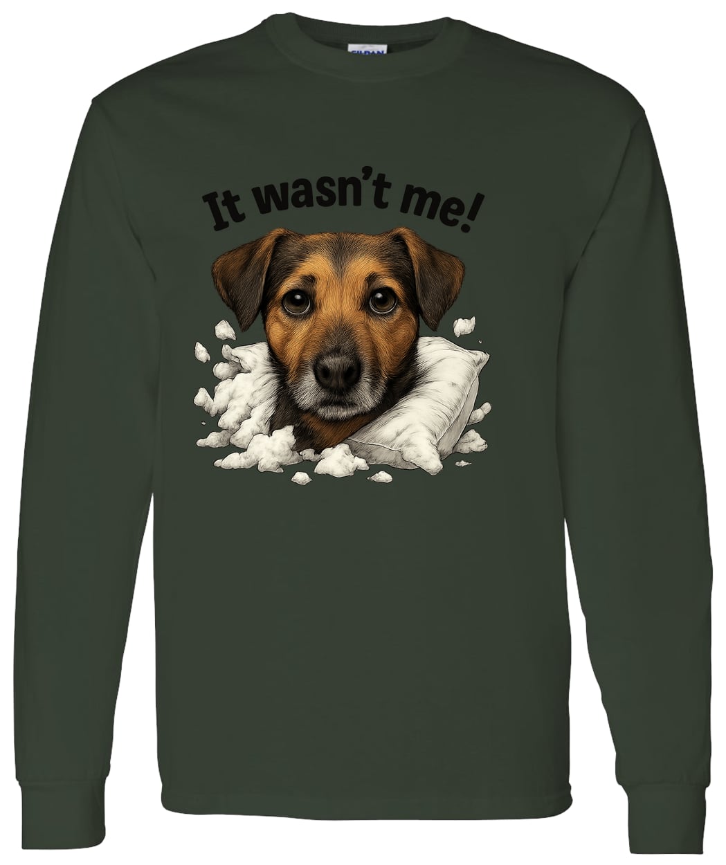 G540 LS T-Shirt 5.3 oz. - Forest Green