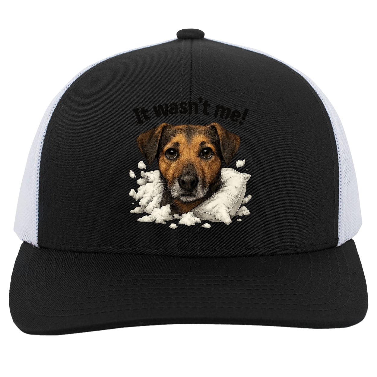 104C Trucker Snap Back - Black/White