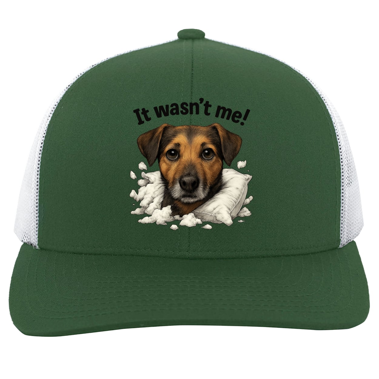 104C Trucker Snap Back - Dark Green/White