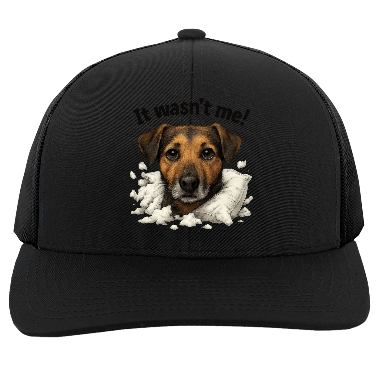 104C Trucker Snap Back - Black