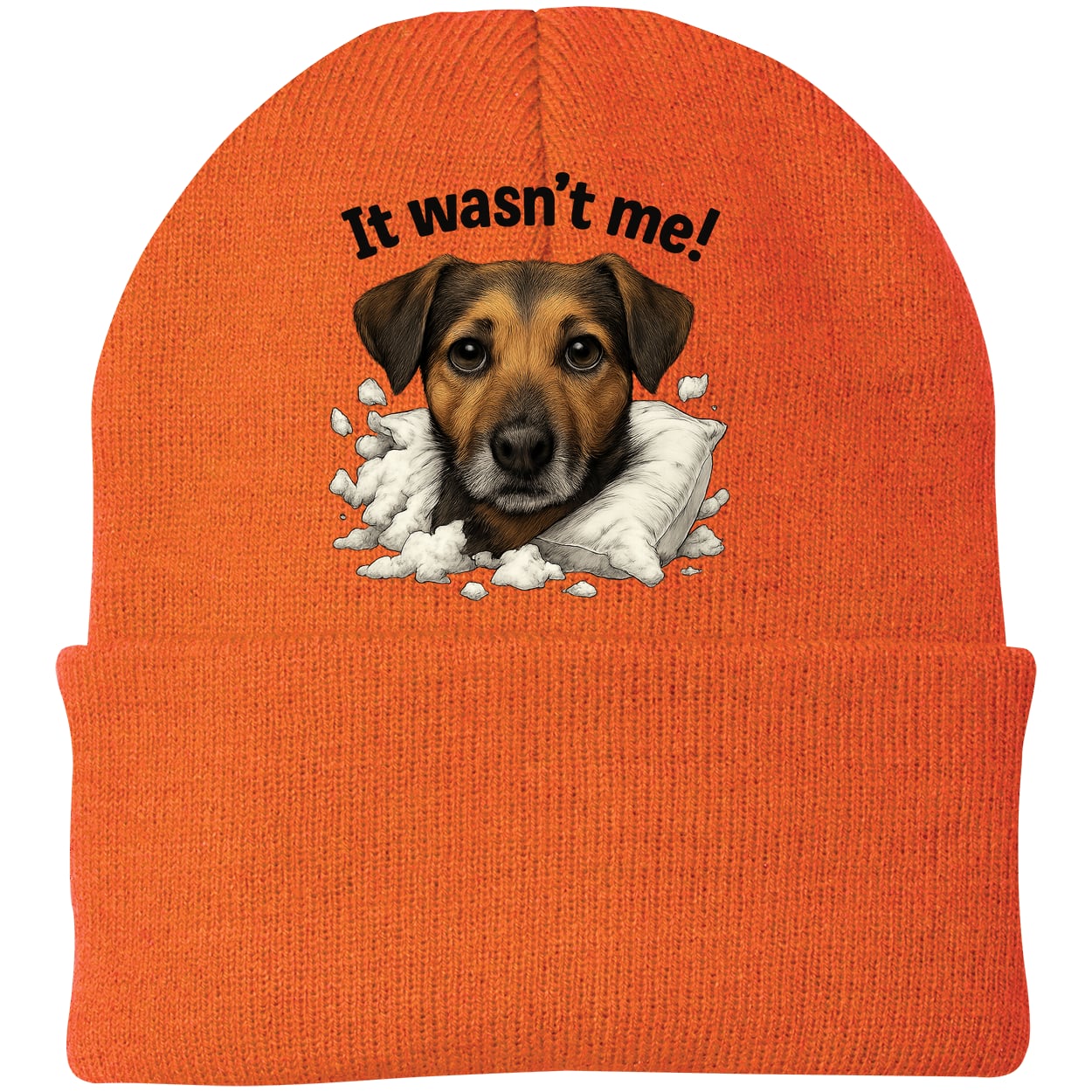 CP90 Port & Company Knit Beanie - Neon Orange
