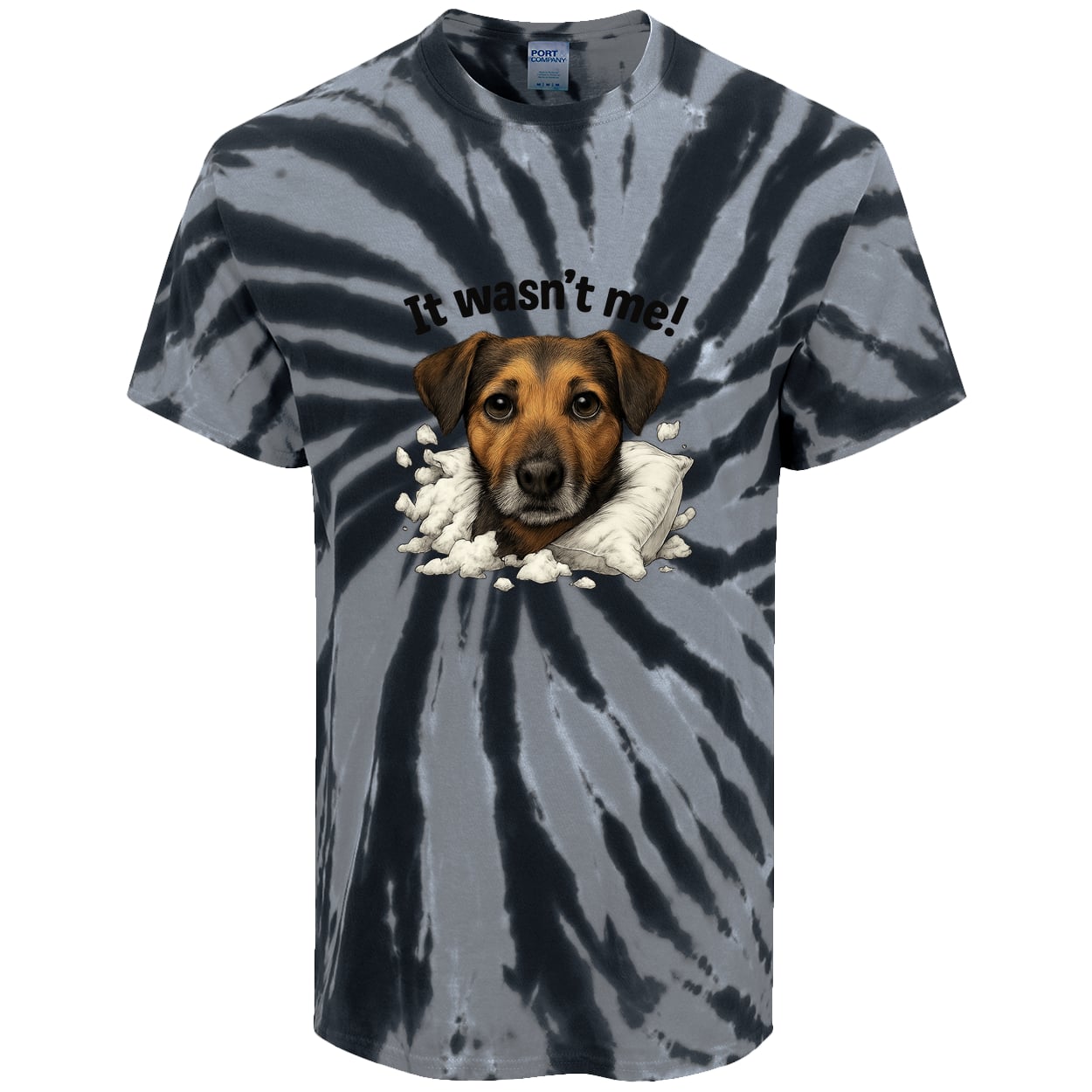 PC147 Port & Company Tie-Dye Tee - Black