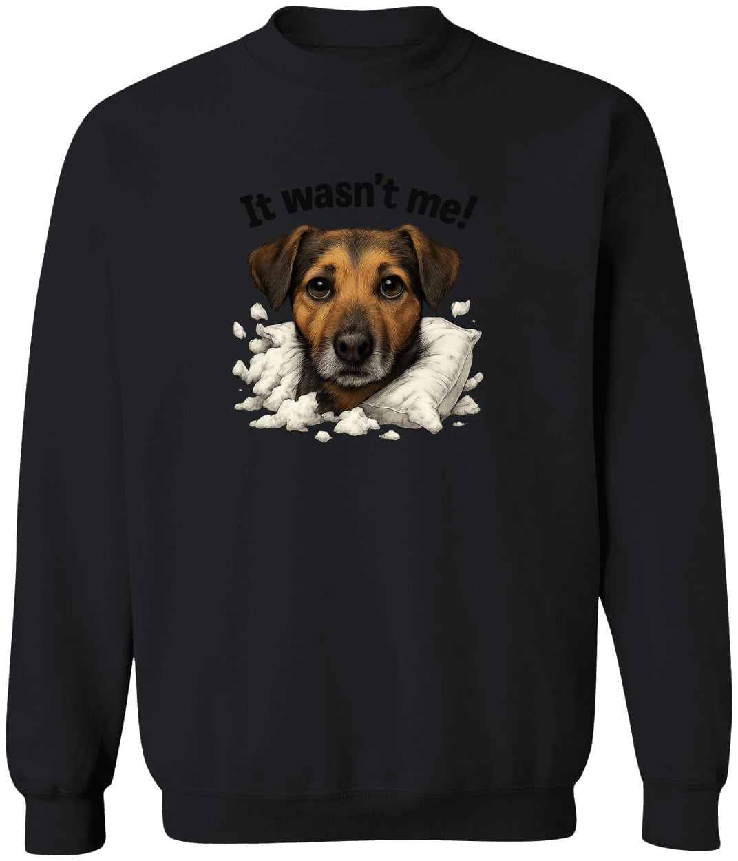 G180 Gildan Crewneck Pullover Sweatshirt - Black