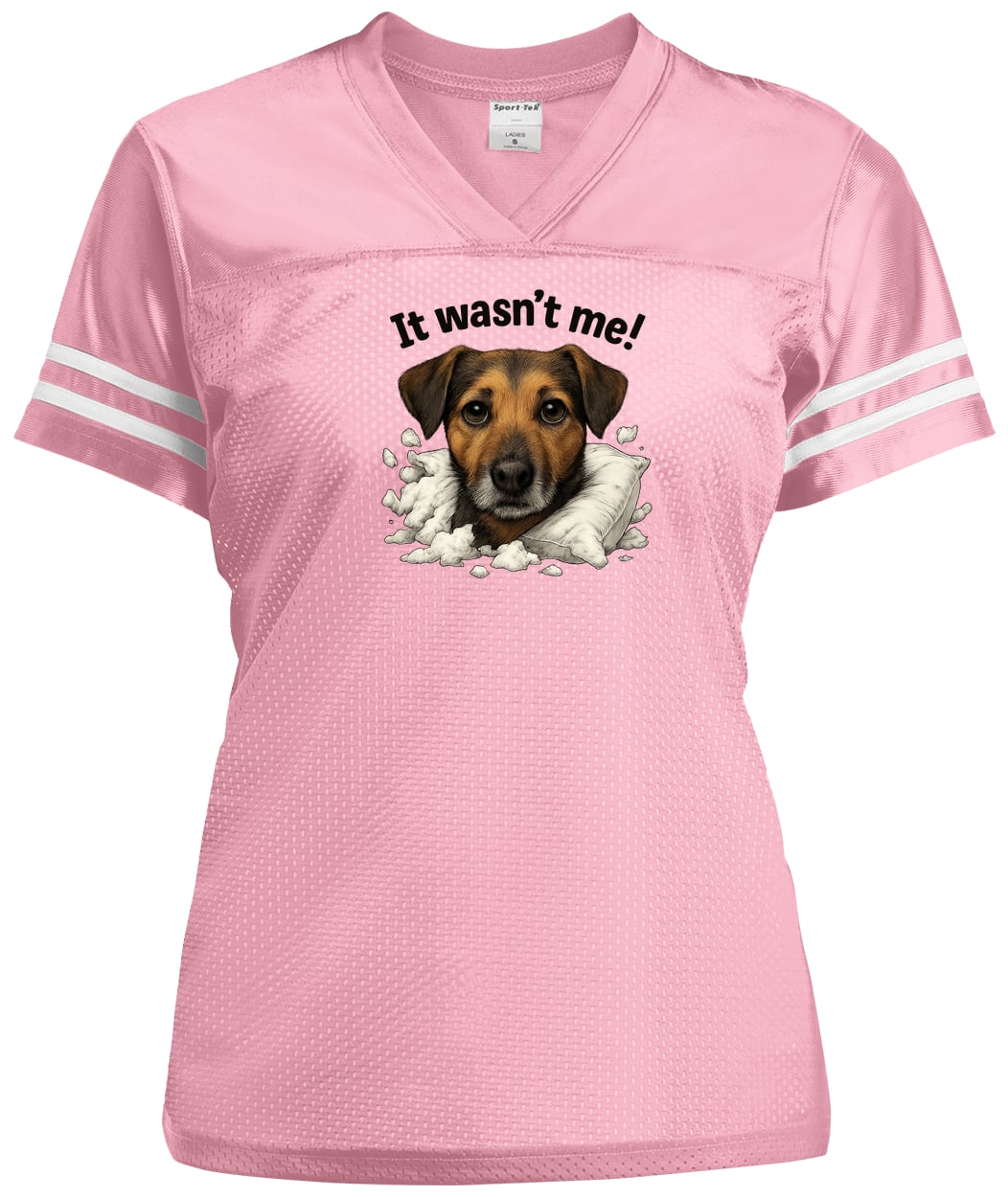 LST307 Sport-Tek Ladies' Replica Jersey - Light Pink/White
