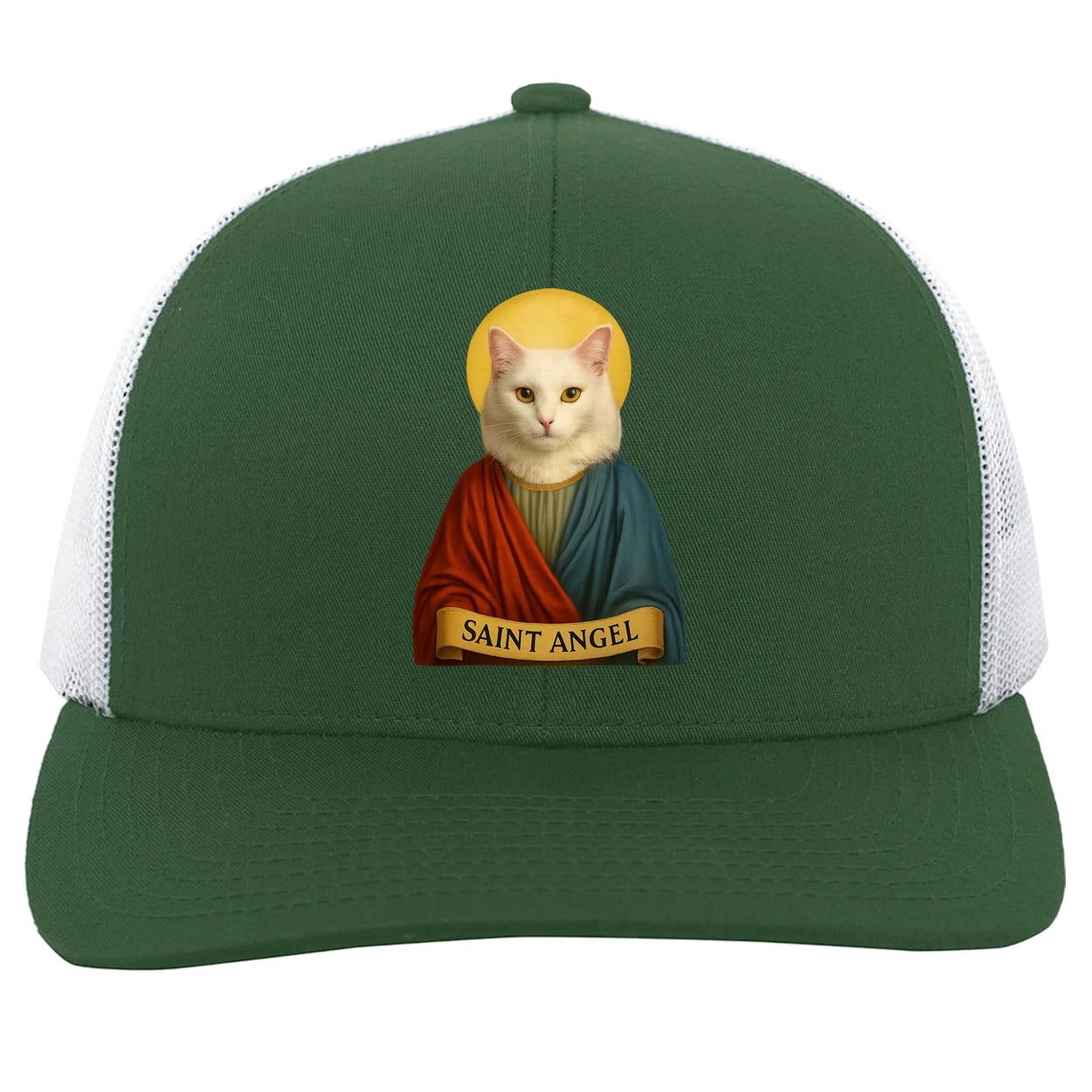 104C Trucker Snap Back - Dark Green/White