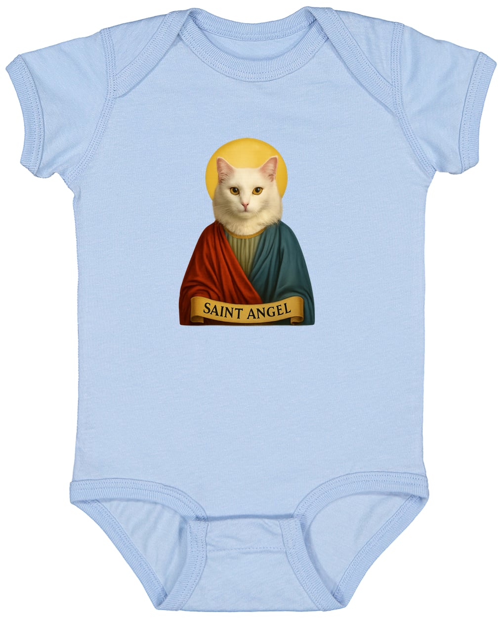 4424 Infant Fine Jersey Bodysuit - Light Blue