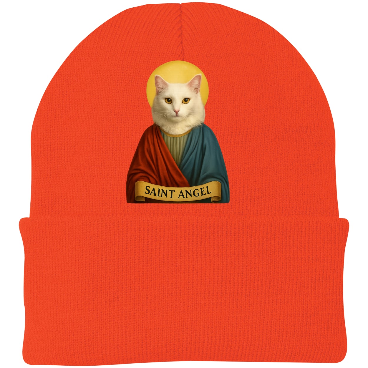 CP90 Port & Company Knit Beanie - Athletic Orange