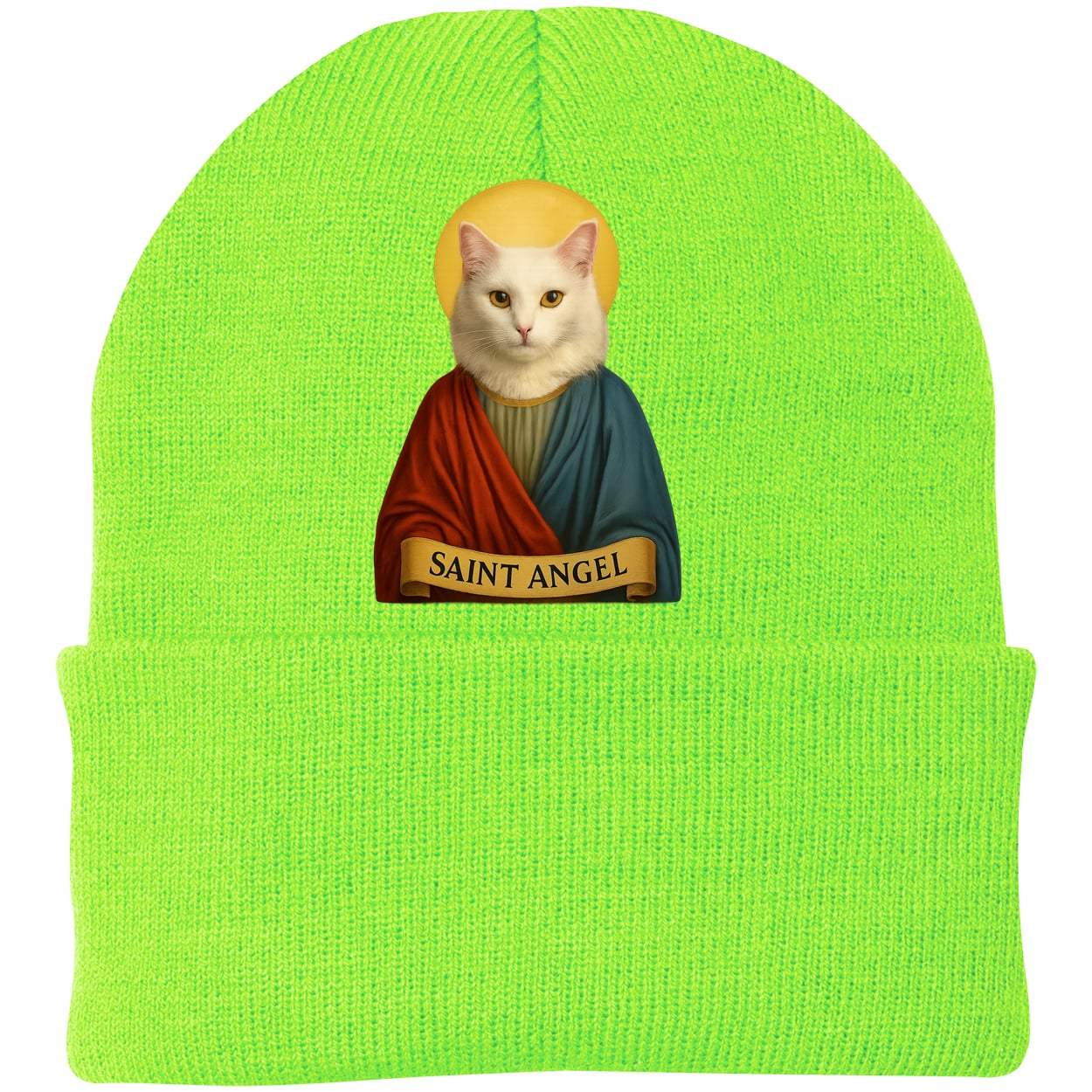 CP90 Port & Company Knit Beanie - Neon Green