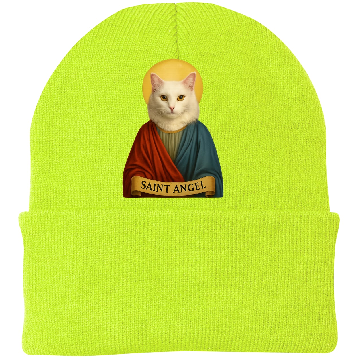 CP90 Port & Company Knit Beanie - Neon Yellow