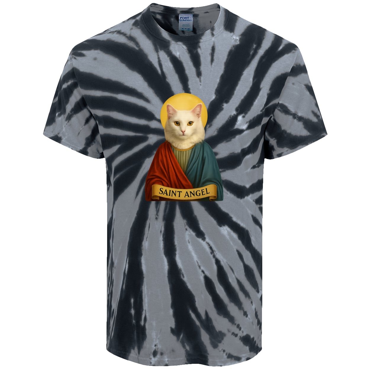 PC147 Port & Company Tie-Dye Tee - Black