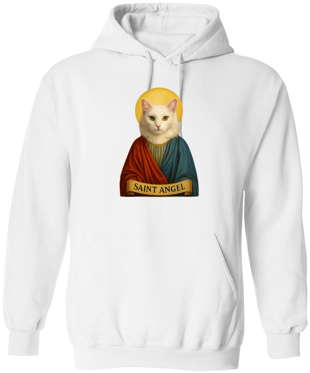 G185 Gildan Pullover Hoodie - White