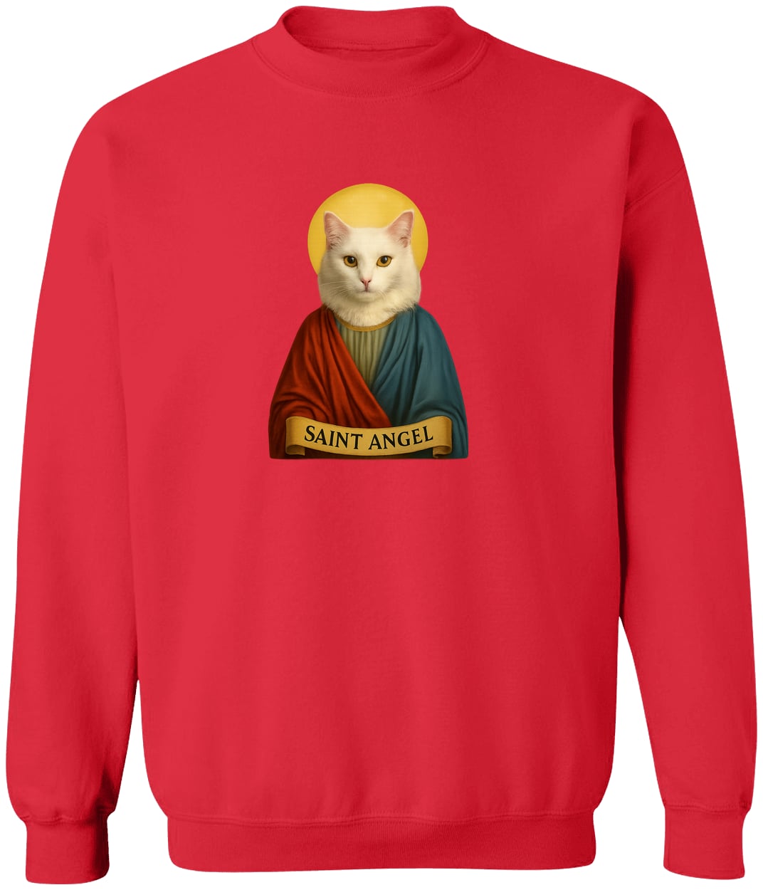 G180 Gildan Crewneck Pullover Sweatshirt - Red