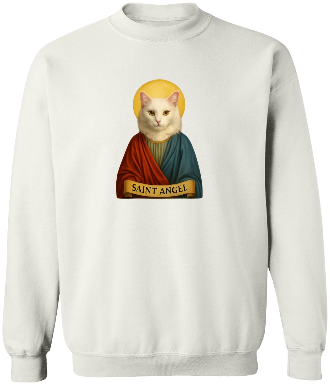 G180 Gildan Crewneck Pullover Sweatshirt - White
