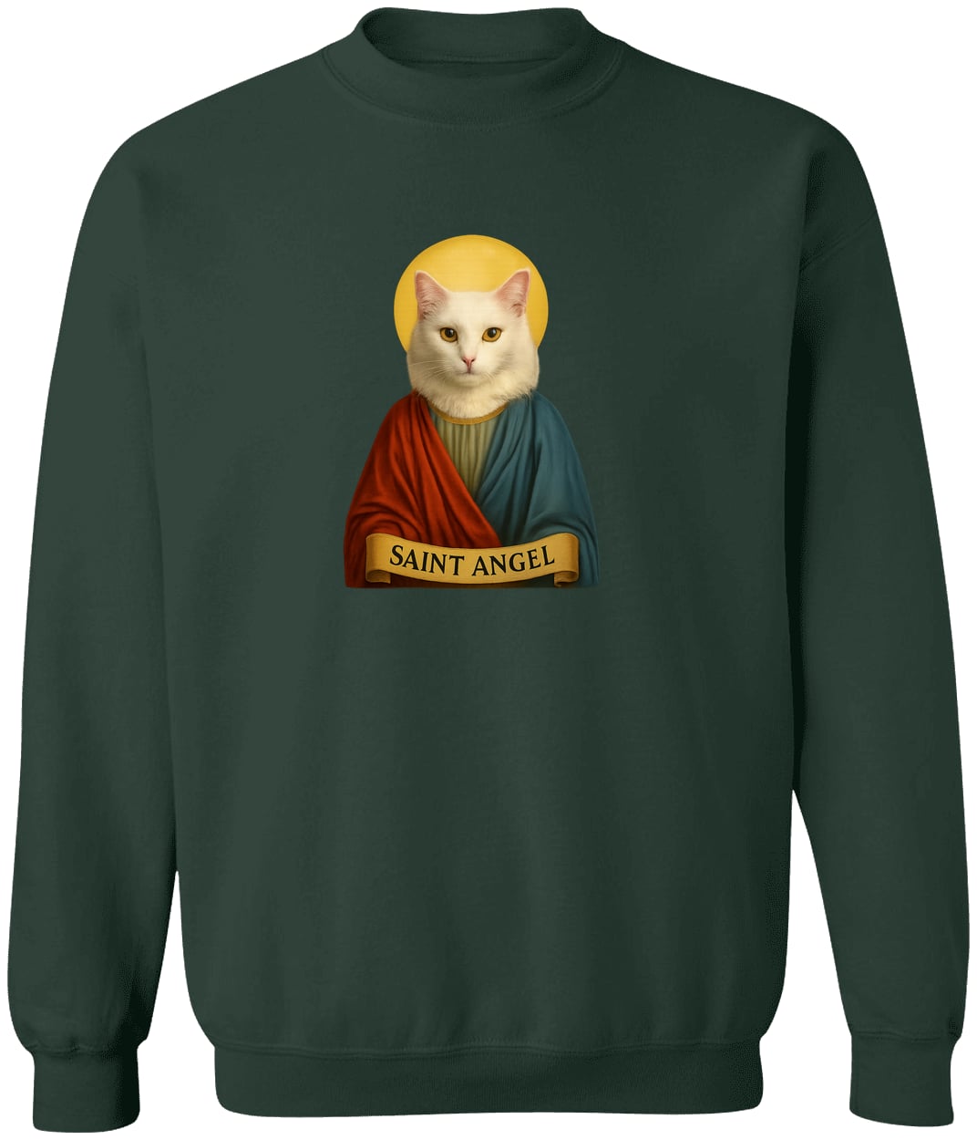G180 Gildan Crewneck Pullover Sweatshirt - Forest Green