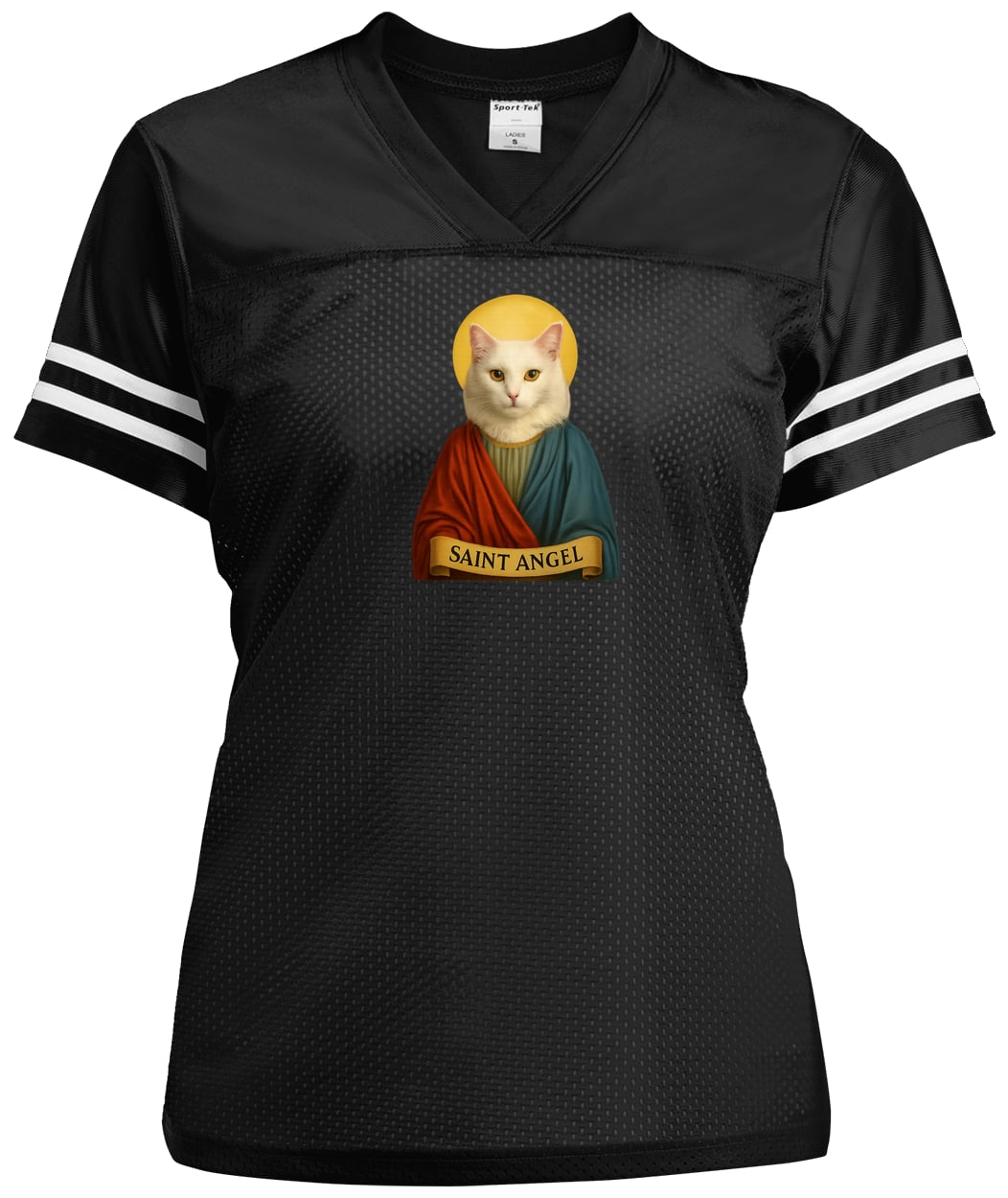 LST307 Sport-Tek Ladies' Replica Jersey - Black/White