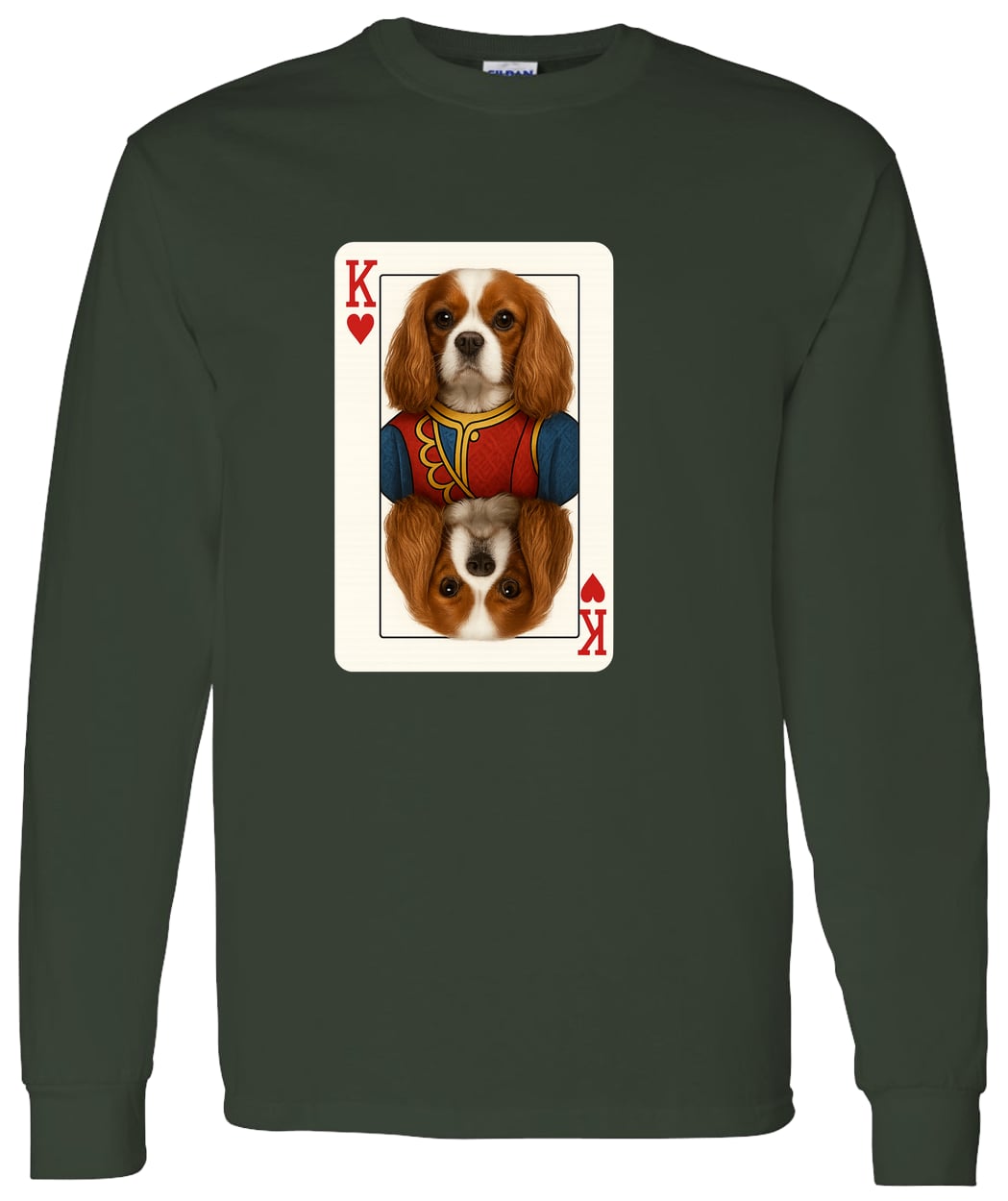 G540 LS T-Shirt 5.3 oz. - Forest Green